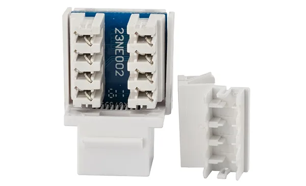45X45 - Коннектор RJ-45 cat.6 Keystone, UTP