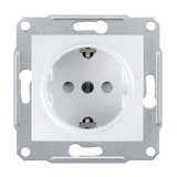 Розетка Schneider Electric Sedna, с/з с/ш, белый