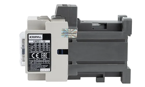 Контактор UKD1-12-10-24DC, 3P, 12A(AC-3), 25A(AC-1), 5.5kW(400VAC), Uк=24VDC, 1NO+1NC