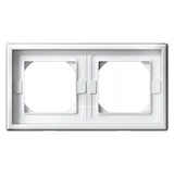 Рамка Systeme Electric ArtGallery, 2-постовая IP44, белый