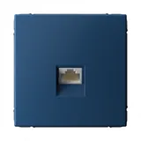 Розетка компьютерная Systeme Electric ArtGallery, RJ45, кат. 5е, механизм, аквамарин