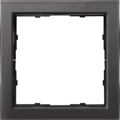 Рамка 1-я стекло мокко, серия R98 Glass