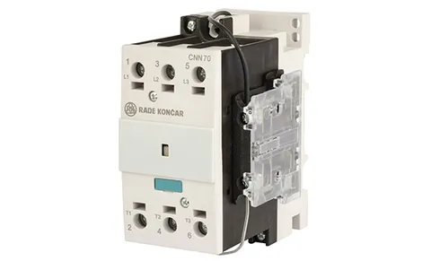 Контактор CNN 70 10, 3P, 65A/(90A по AC-1), 33kW(400VAC), 1NO, Uk=24VDC, Iвтяг=3,8А, Iудерж=0,15А