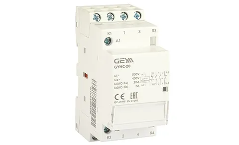 Контактор модульный GYHC-4P, 20A, 2NO+2NC, 230VAC, 2M