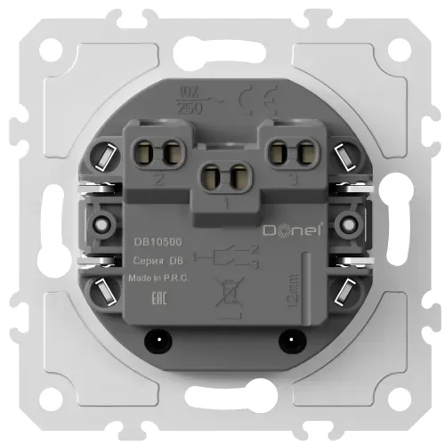 Механизм выключателя В2 (простого), 10A 250В~, серия DB