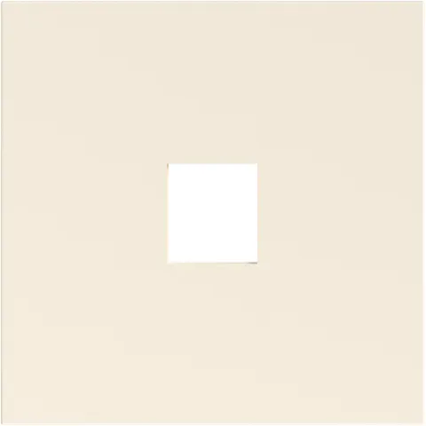 Накладка 1-я для розеток RJ45, TV, SAT, глянцевый кремовый, серия S08