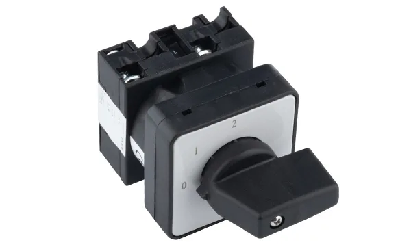 Переключатель UKT0-1-8240/E, 1P, 20A, тип 0-1-2, 1NO на 1_2, на дверь, фронт IP65