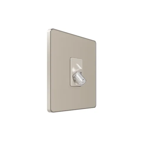 ТВ розетка Systeme Electric Infinity, телевизионная скрытой установки TV/FM/SAT 5-2400MГц, Песчаный берег