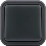 Выключатель 1-клавишный накладной, цвет антрацит, IP55, серия W55