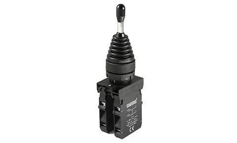 Джойстик 4-ехпозиционный CP, фиксация, 2NO+2NO, 4A 230V AC15, 22mm,IP65