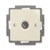 Basic 55 - Розетка TV простая 2400MHz (шале-белый)