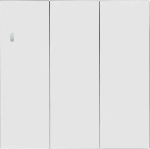Клавиша 3-я с подсветкой, матовый белый, серия R98