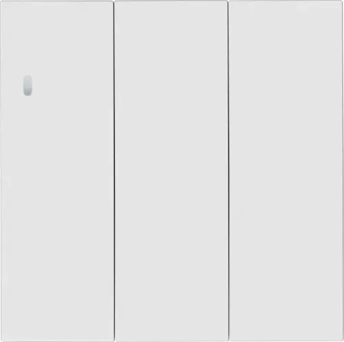 Клавиша 3-я с подсветкой, матовый белый, серия R98