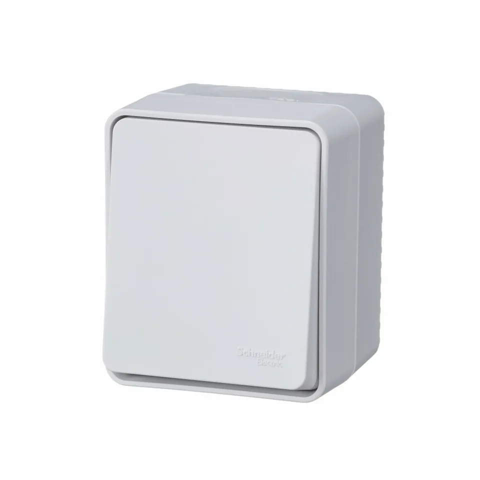 Выключатель Systeme Electric AtlasDesign, Profi54 открытой установки 1-клавишный переключатель 10 ах, белый, Россия