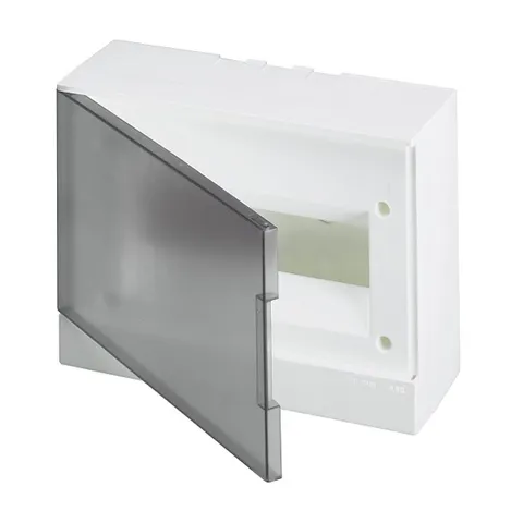 Щиток навесной ABB Basic E BEW402212, 12M, прозр. серая дверь, 63A, IP40, 300x220x102mm, 2хPEN-шина
