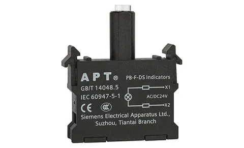 Блок индикатора, желтый, LED, 24VAC/DC, монтаж на адаптер, для PB1 и PB3 серий