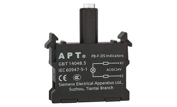 Блок индикатора, белый, LED, 24VAC/DC, монтаж на адаптер, для PB1 и PB3 серий