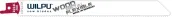 Полотно для сабельной пилы 1014C/225, 5 шт.упак, 10-14 tpi / 225 mm/9", bi-metal WILPU