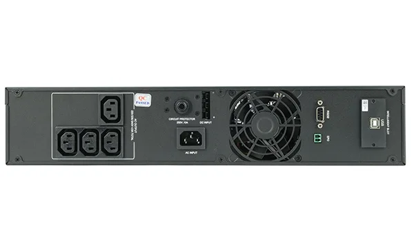 ИБП Kehua KR-RM 1000VA/900W, RT 2U, ЖК-дисплей, встроенные АКБ 3x9Ah/12V, Hot swap, 8×IEC320 C13