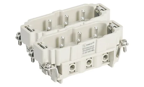 Вставка контактная, размер H32B, тип вилка, 12P+PE, 35A, 400/690V, винтовой зажим