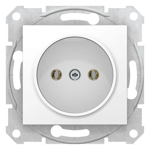 Розетка Schneider Electric Sedna, б/з б/ш, белый
