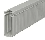 Перфокороб LK4 80025, органайзер для шкафов, 80 x 25 мм (глубина х ширина крышки), L=2000мм, RAL 7030 серый