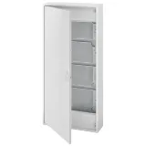 N48-ALFA W IT, Щит навесной мультимедийный, 4 ряда, белая дверца, IP40