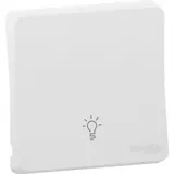 Лицевая панель Schneider Electric Mureva, S, клавиша с символом "свет", белый, IP55