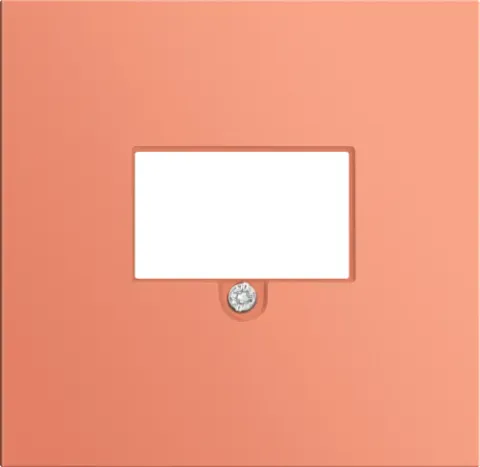 Накладка стандарта TAE для розеток USB, HDMI, аудио, матовый коралл, серия R98