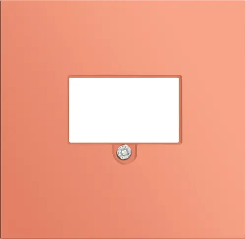 Накладка стандарта TAE для розеток USB, HDMI, аудио, матовый коралл, серия R98