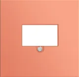 Накладка стандарта TAE для розеток USB, HDMI, аудио, матовый коралл, серия R98