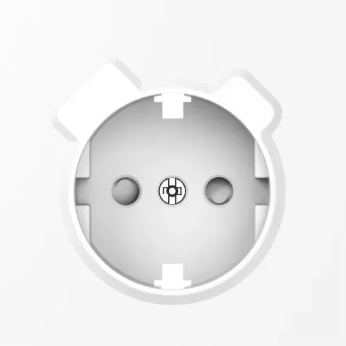 Накладка для розетки Schuko с зарядным устройством USB A+C, со шторками 16A 250В, глянцевый белый, серия S08