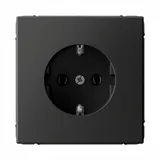 Клемма Systeme Electric ArtGallery, розетка с заземлением, 16А, механизм, быстрозажимные, базальт