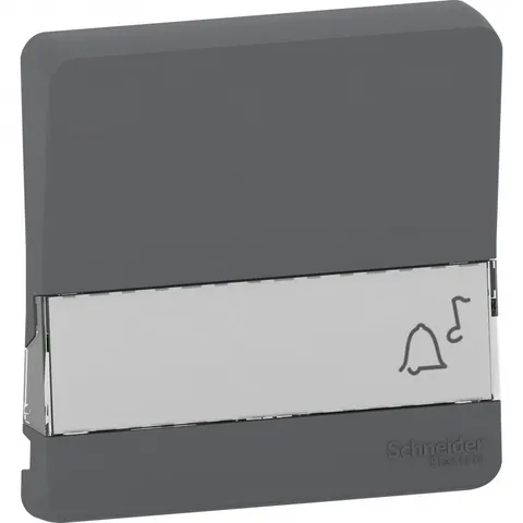 Лицевая панель Schneider Electric Mureva, S, клавиша с полем для этикеток, антрацит, IP55