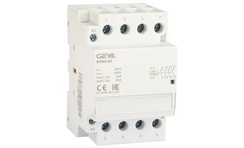 Контактор модульный GYHC-4P, 63A, 4NO, 230VAC, 3M