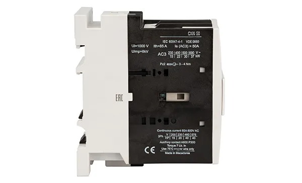 Контактор CNN 50 00 110V 50Hz, 3P, 50A/(85A по AC-1), 22kW(400VAC), 110VAC