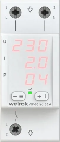 Многофункциональное реле Welrok VIP-63 red