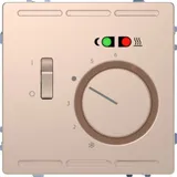 Термостат Schneider Electric D-Life, терморегулятор тепл. пола с центр. пл. с выкл. +4м 230В, шампань, SD