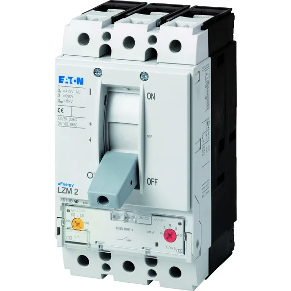 Авт. выключатель LZMB2-A300-I, 3P, 300A, 415VAC, 25kA, It=240_300A, Ie=1500_2500A