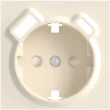 Накладка для розетки Schuko с зарядным устройством USB A+C, со шторками 16A 250 В~, глянцевый кремовый, серия A07
