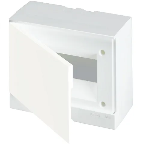 Щиток навесной ABB Basic E BEW401208, 8M, белая дверь, 63A, IP40, 230x180x102mm, 2хPEN-шина