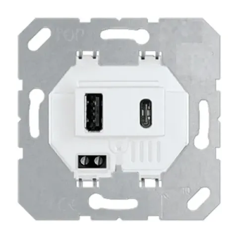 USB зарядное устройство, 3.1A тип A, С белый