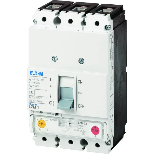 Авт. выключатель LZME1-A160-I, 3P, 160A, 415VAC, 18kA, It=125_160A, Ie=960_1600A