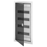 U48FP, Щит встраиваемый, 4 ряда, 48+8 мод., прозрач. дверца, IP40