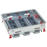 Основание монтажной коробки, горизонтальный монтаж, 18M(3x6), Hmin=80mm