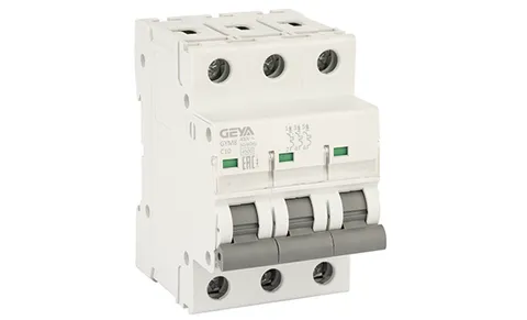 Авт. выключатель GYM8-3P-10C, 3P, 10A, хар-ка C, 4,5kA, 3M
