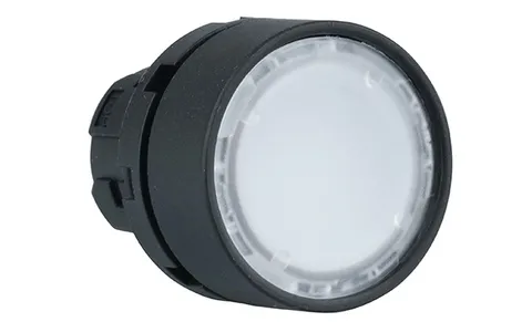 Головка кнопки PB3E, плоская, белая, без фиксации, с подсветкой, 22mm, IP65