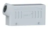 Корпус разъема, размер H24B, кабельный, угловой ввод M25, металл, IP65, RAL 7037