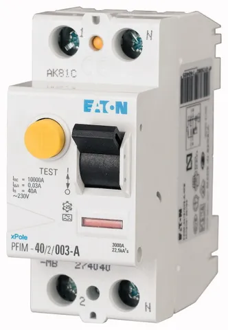 УЗО PFIM-63/2/003-A, 2P, 63A, 10kA, 30mA, тип A, 2M
