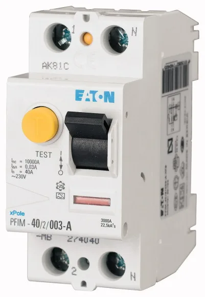 УЗО PFIM-63/2/003-A, 2P, 63A, 10kA, 30mA, тип A, 2M